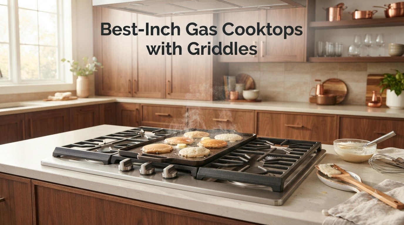 Best 36-Inch Gas Cooktops with Griddles