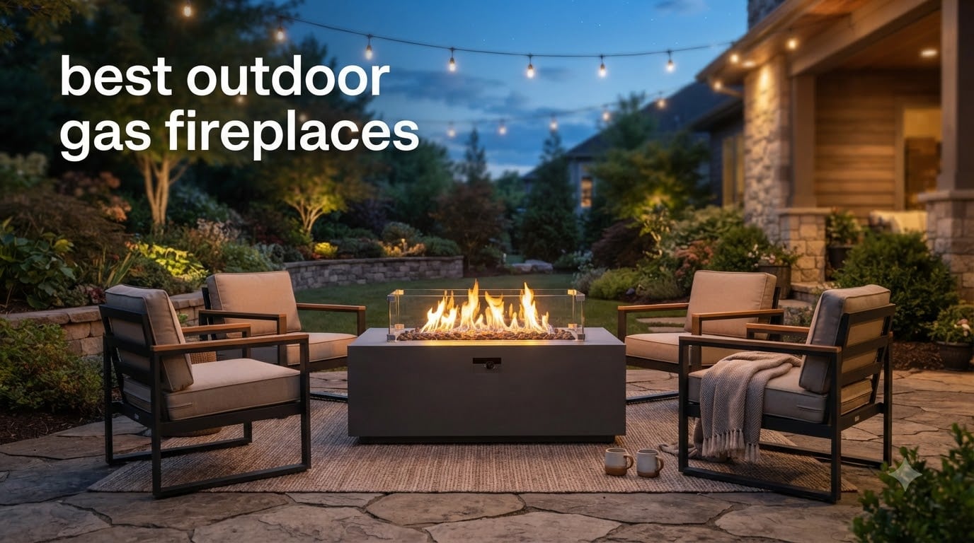 best outdoor gas fireplaces