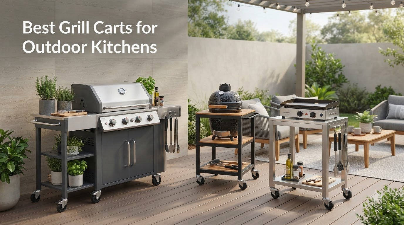 Best Grill Carts for Outdoor Kitchens