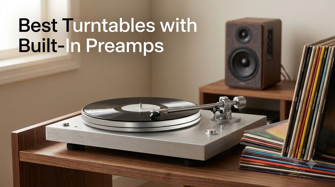 Best Turntables with Built-In Preamps