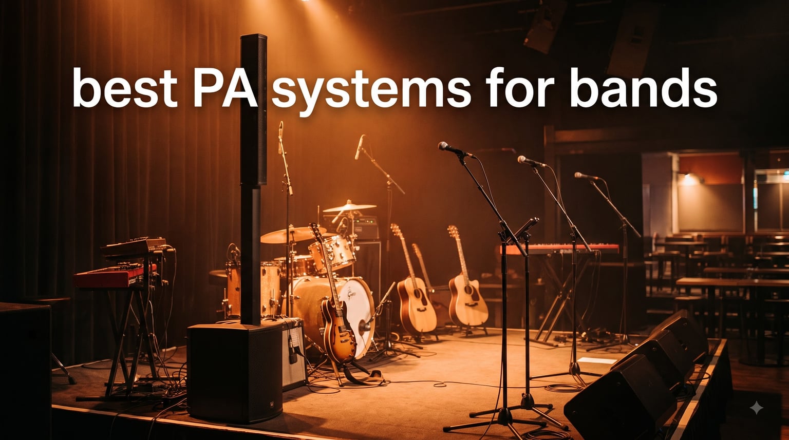 best PA systems for bands