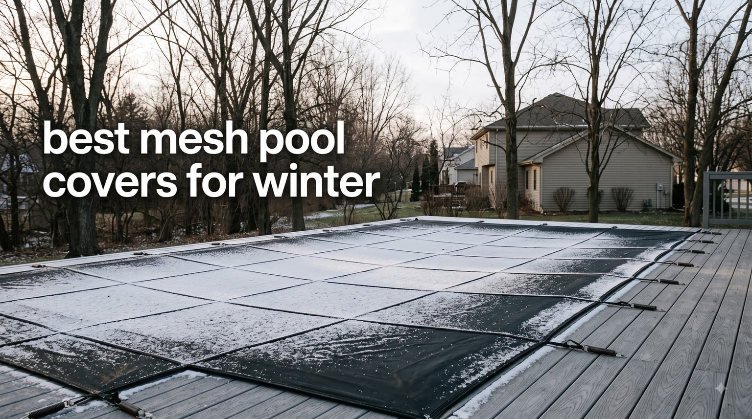 best mesh pool covers for winter