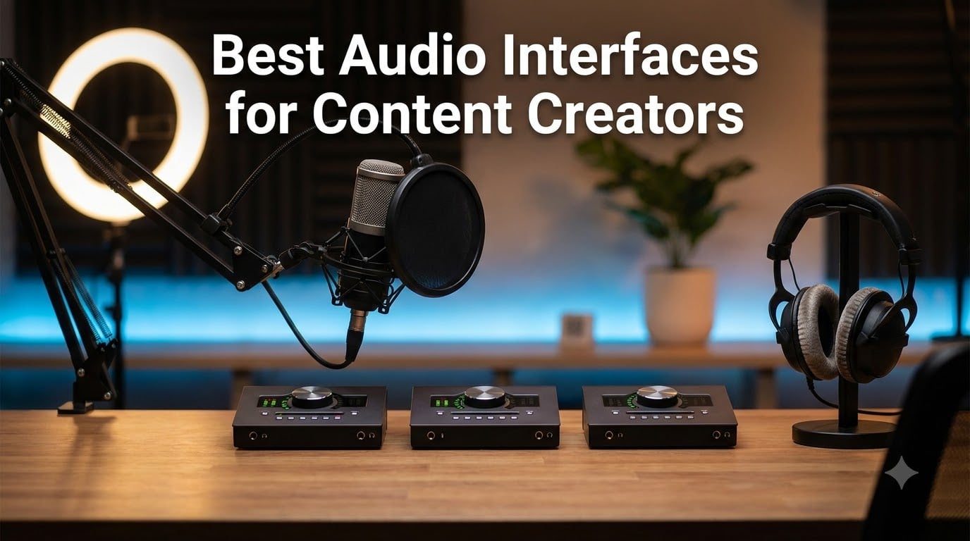 Best Audio Interfaces for Content Creators