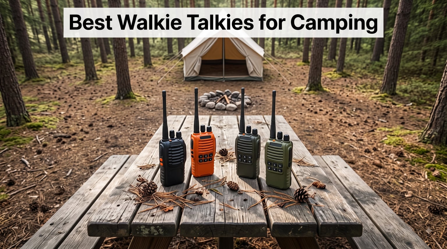 Best Walkie Talkies for Camping