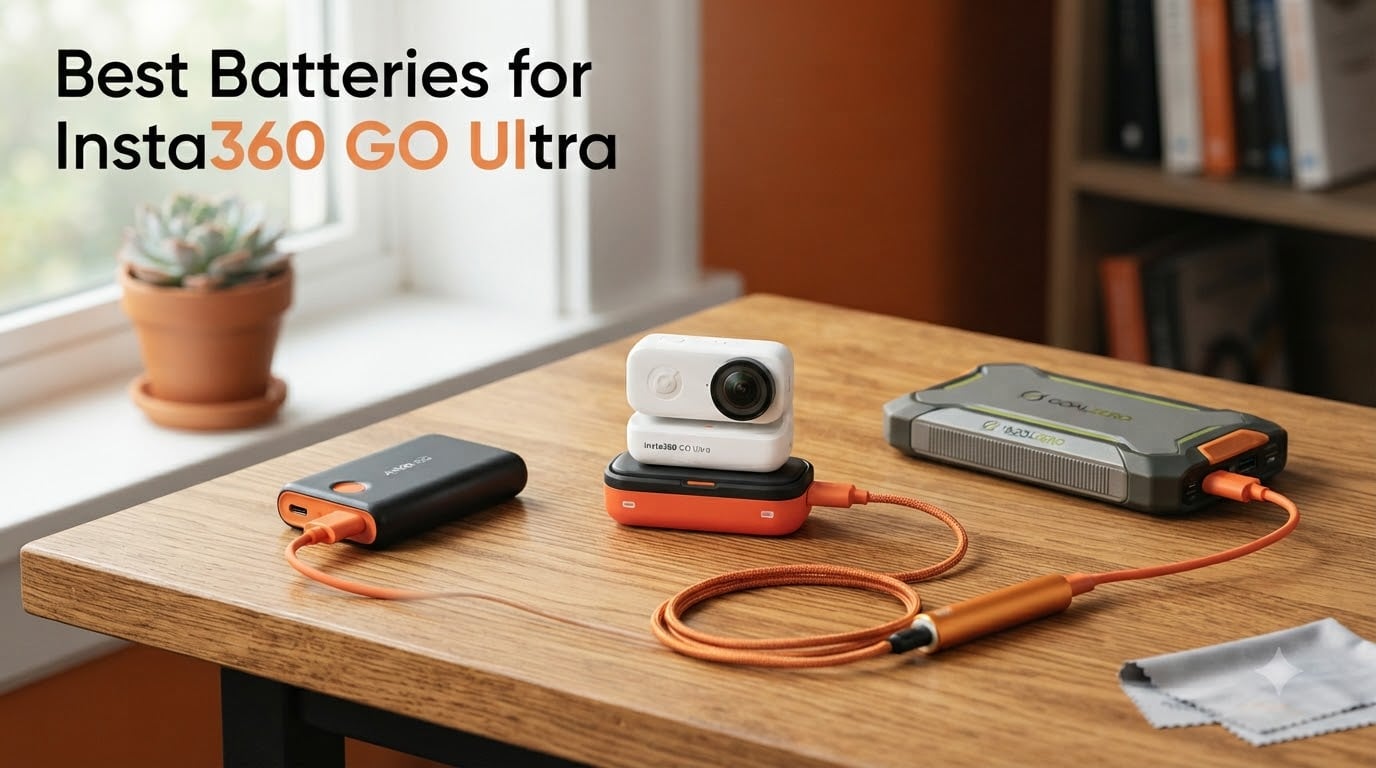 Best Batteries for Insta360 GO Ultra