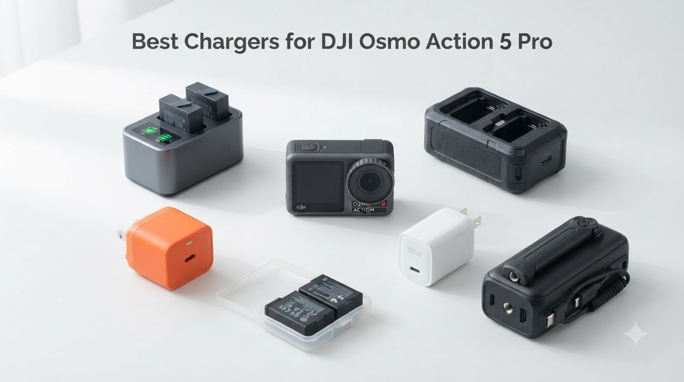 Best Chargers for DJI Osmo Action 5 Pro