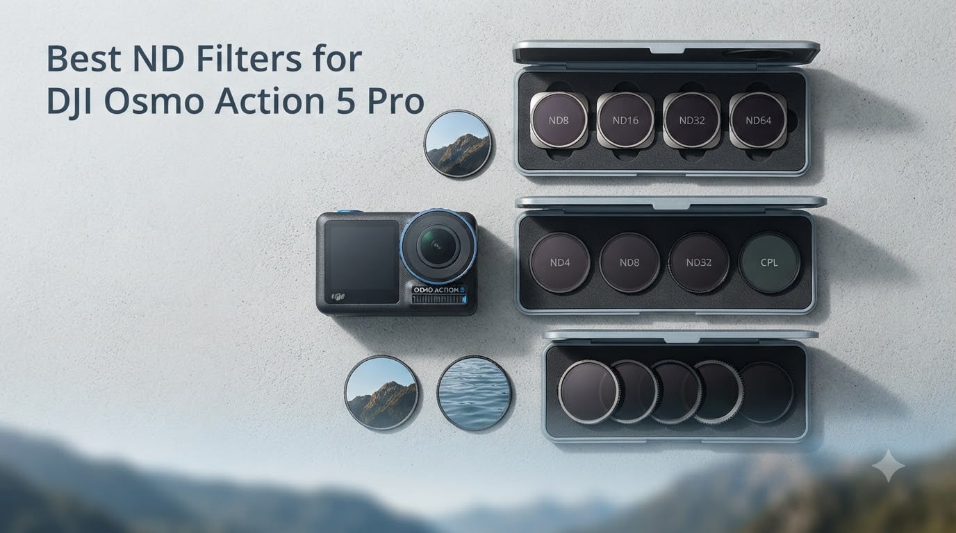 Best ND Filters for DJI Osmo Action 5 Pro
