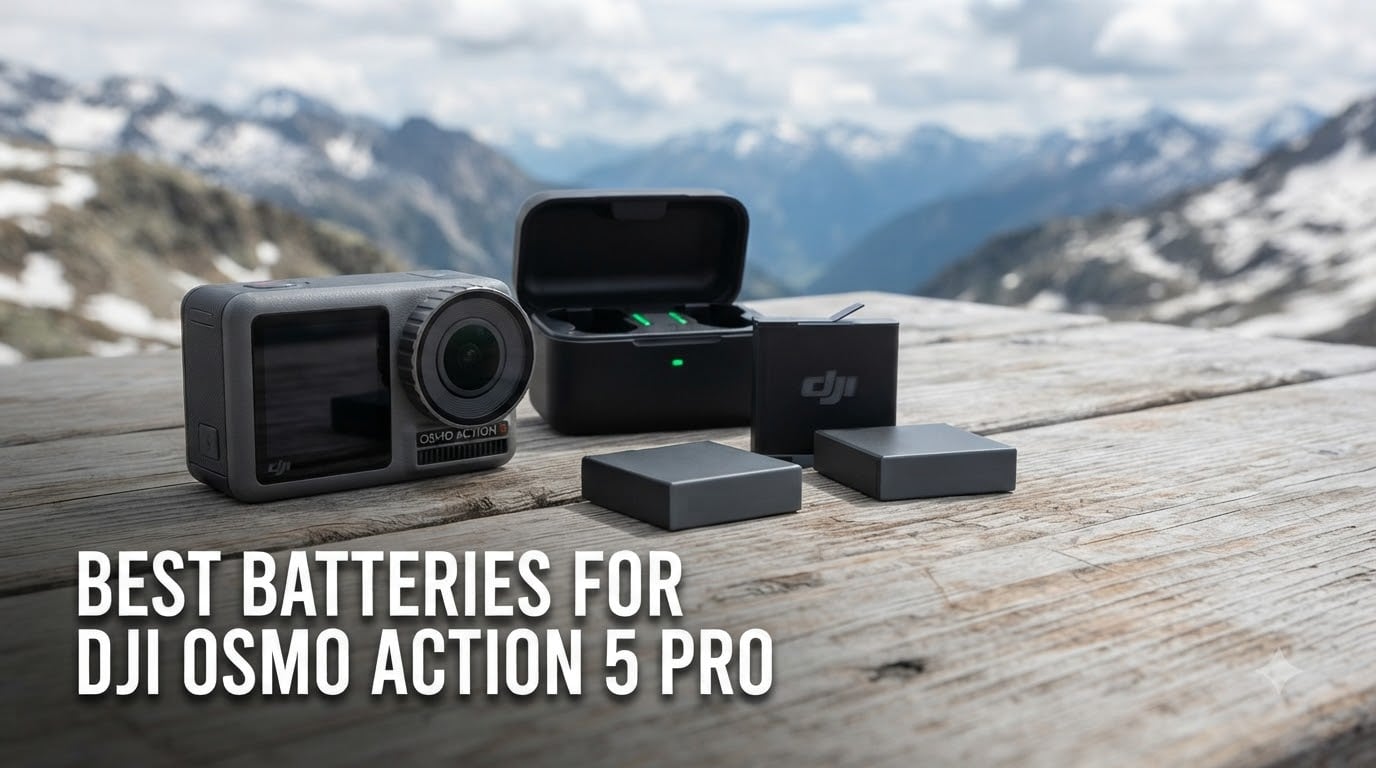 Best Batteries for DJI Osmo Action 5 Pro