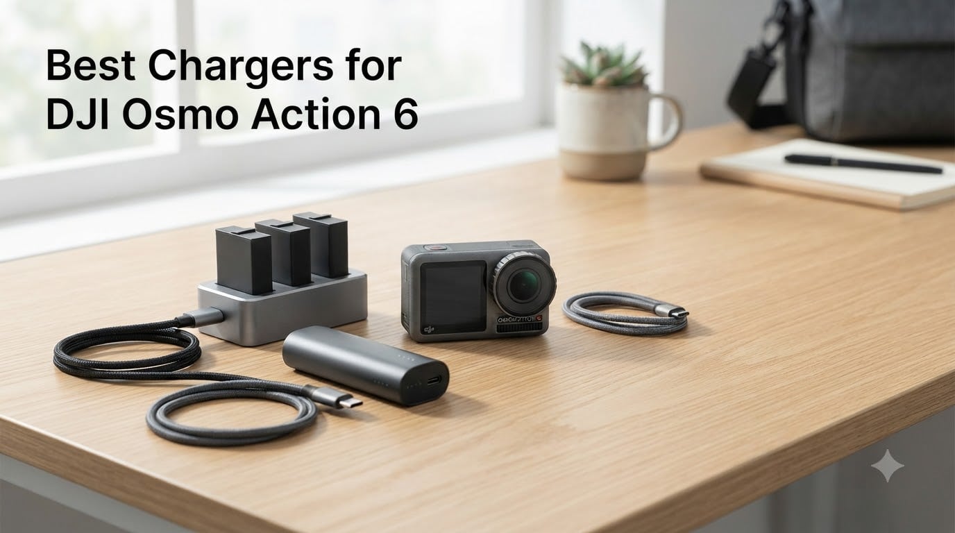 Best Chargers for DJI Osmo Action 6
