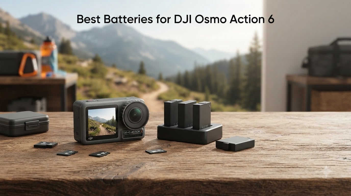 Best Batteries for DJI Osmo Action 6