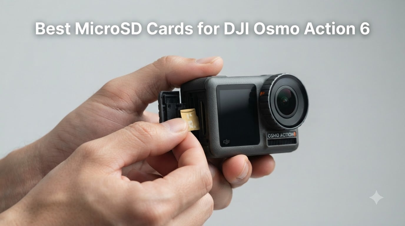 Best MicroSD Cards for DJI Osmo Action 6