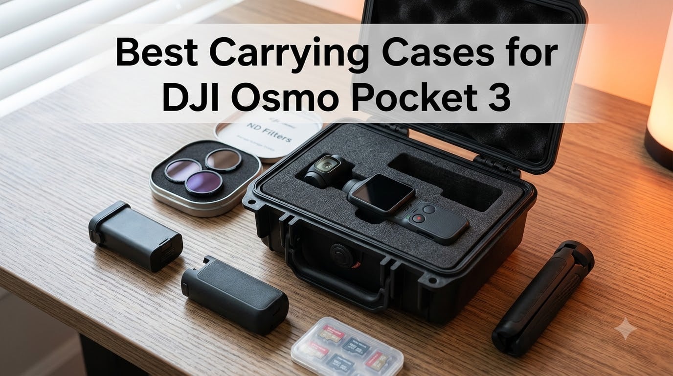 Best Carrying Cases for DJI Osmo Pocket 3
