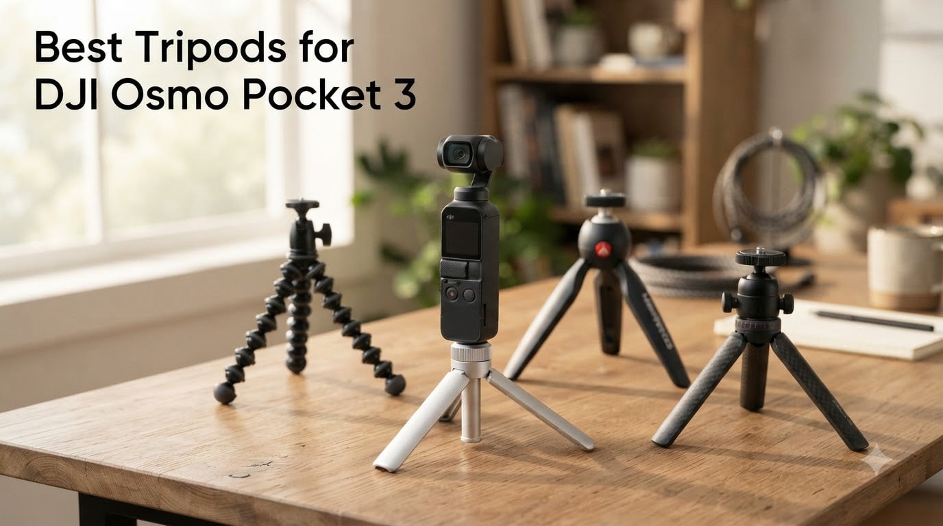 Best Tripods for DJI Osmo Pocket 3