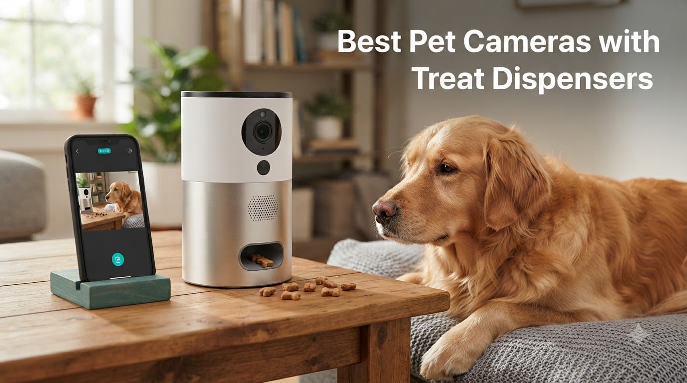 Best Pet Cameras with Treat Dispensers