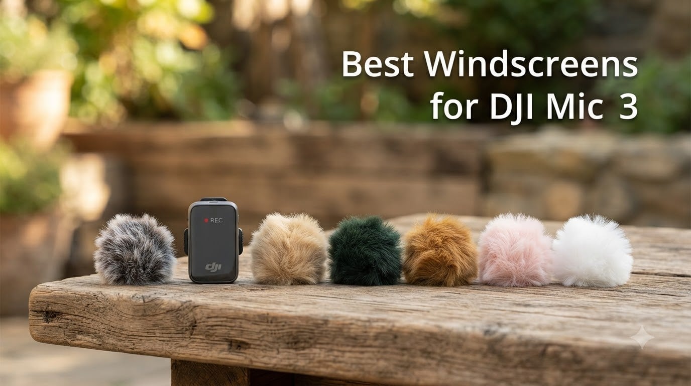 Best Windscreens for DJI Mic 3