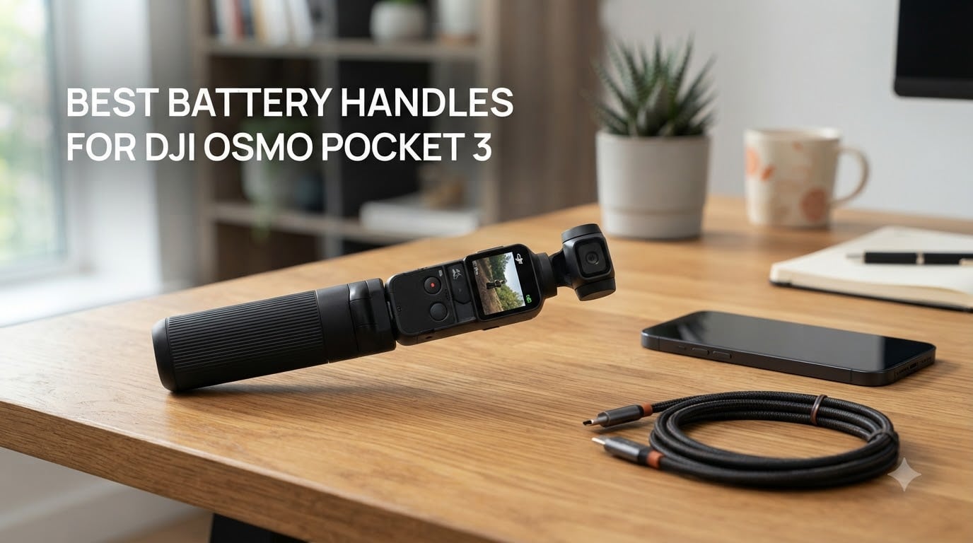 Best Battery Handles for DJI Osmo Pocket 3