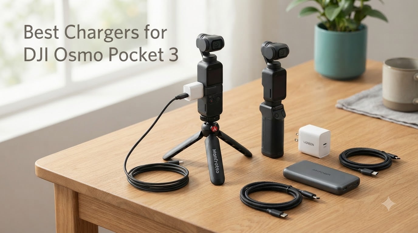 Best Chargers for DJI Osmo Pocket 3