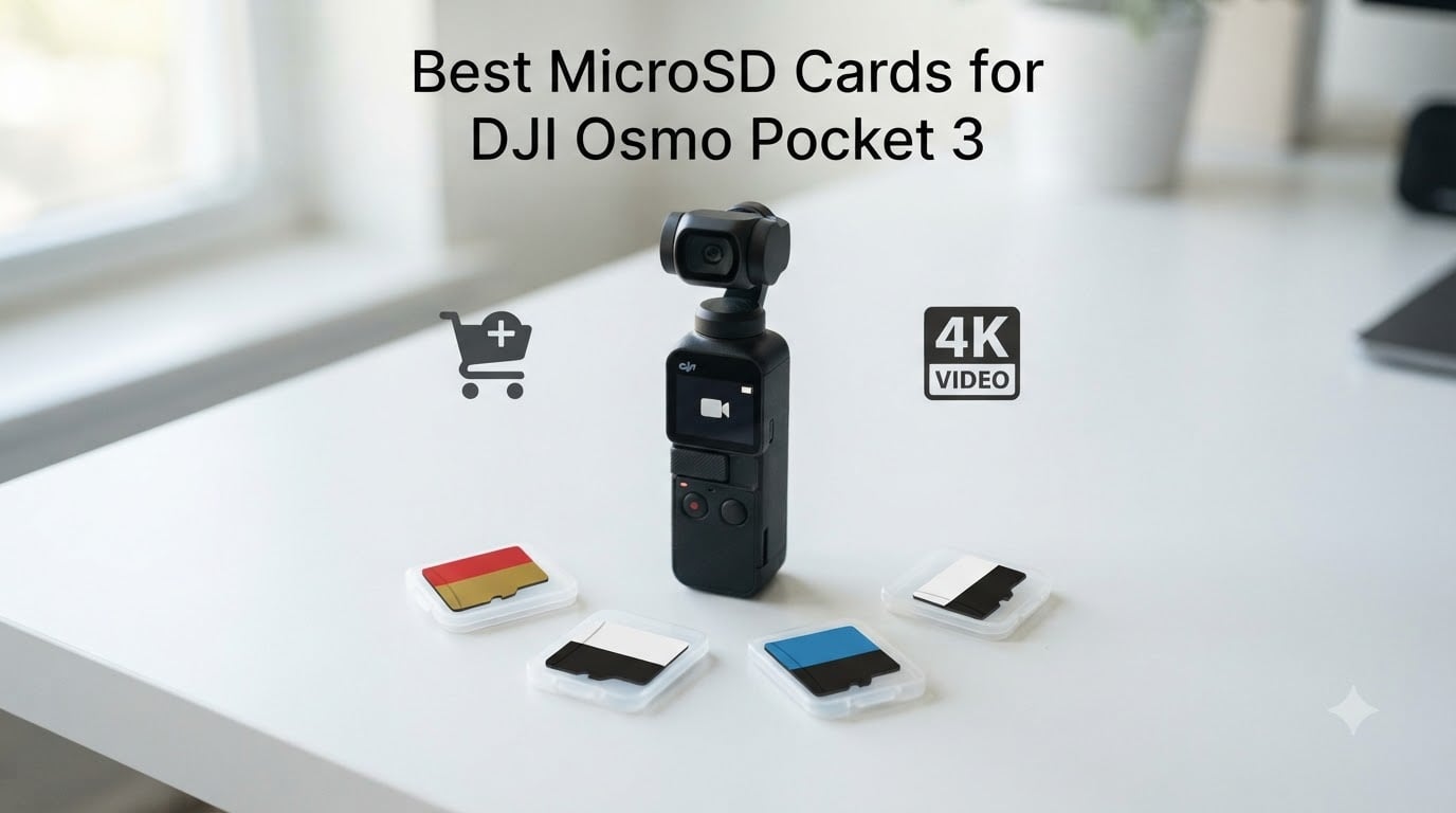 Best MicroSD Cards for DJI Osmo Pocket 3