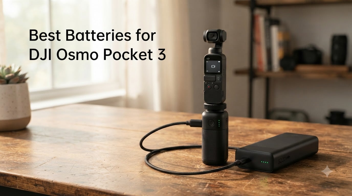 Best Batteries for DJI Osmo Pocket 3