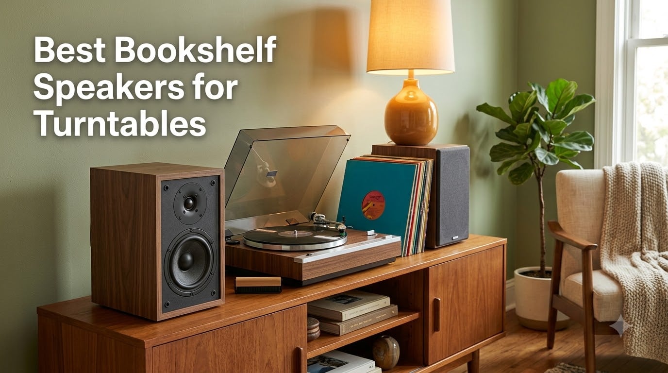 Best Bookshelf Speakers for Turntables