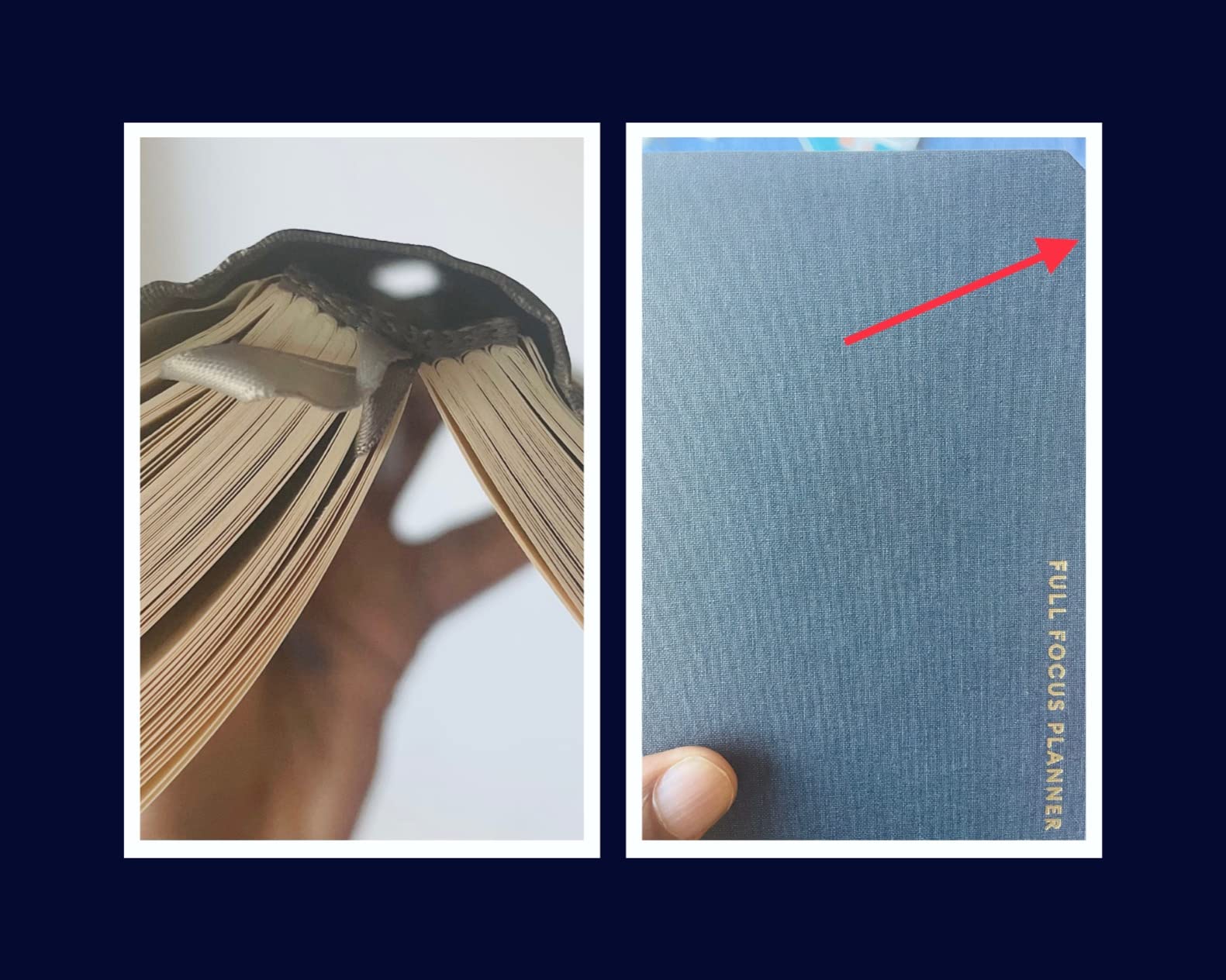 Full Focus Gray Linen Planner by Michael Hyatt - The #1 Daily Planner to Increase Focus, Eliminate Overwhelm, and Achieve Your Biggest Goals - Hardcover customer photo 2