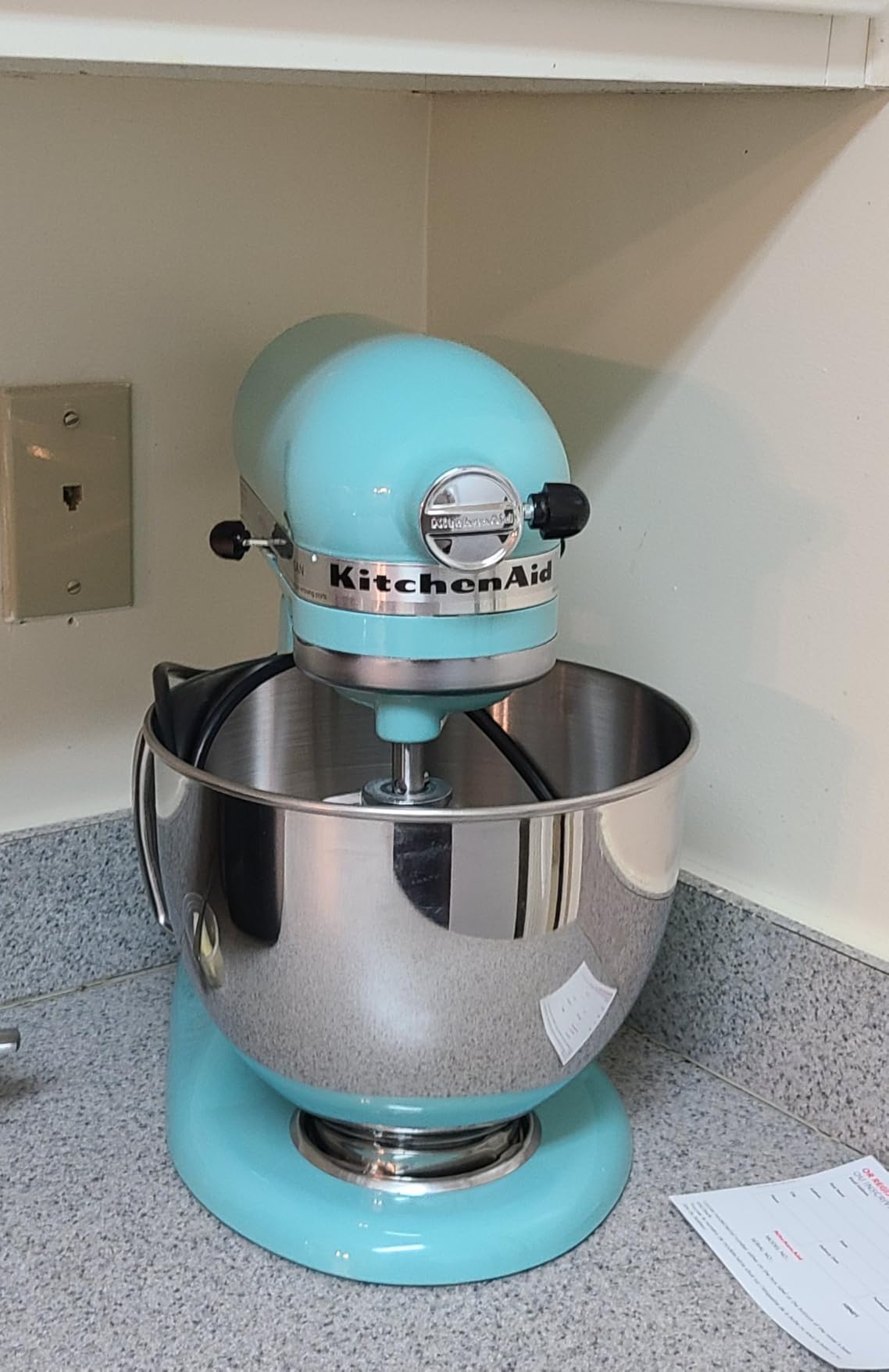 KitchenAid Artisan, 5-Qt Tilt Head Stand Mixer, KSM150PS, Empire Red | Includes Pouring Shield for Mess-Free Mixing, 10 Speed Settings, Easily add Ingredients with the Tilt-Head Design customer photo 2