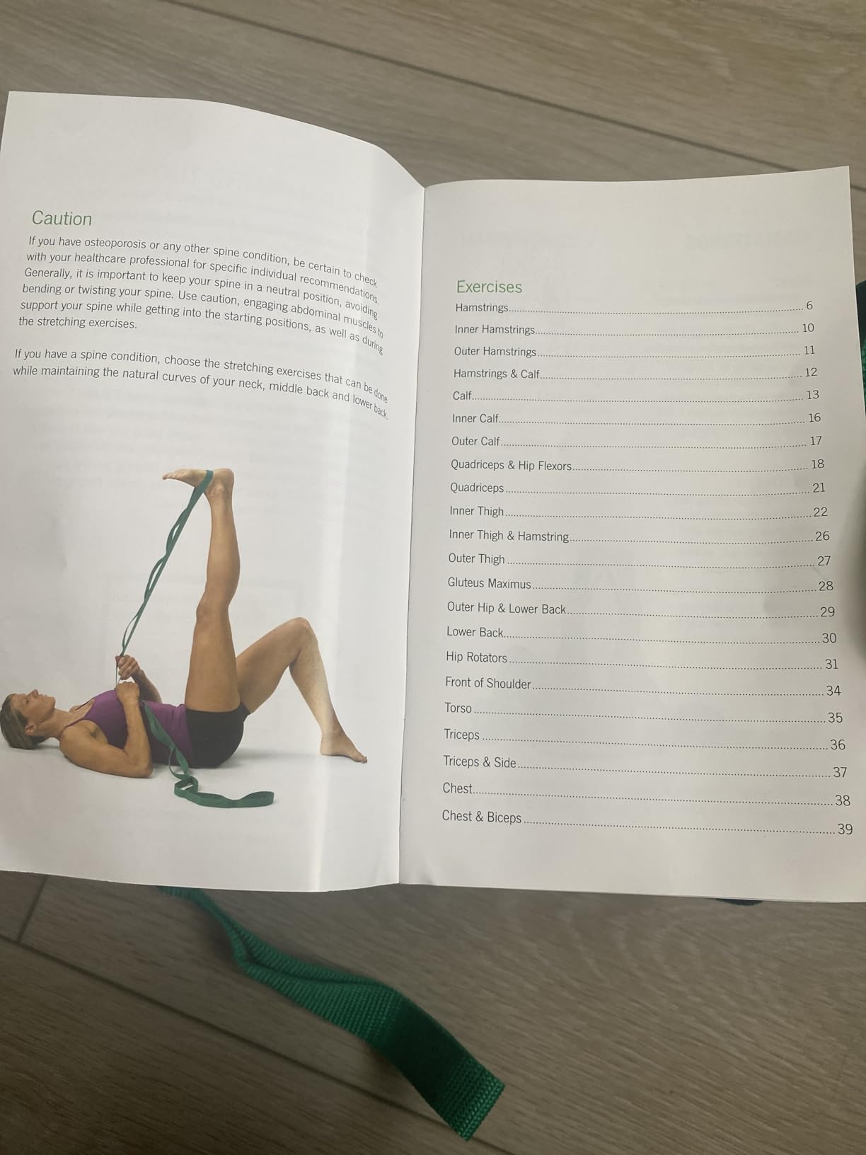 OPTP The Original Stretch Out Strap with Exercise Book, USA-Made Yoga Strap customer photo 1