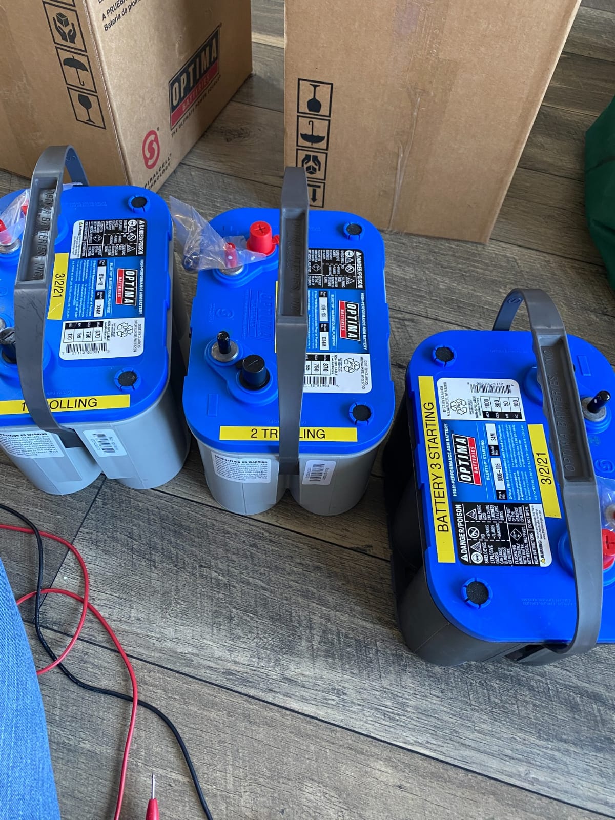 OPTIMA Batteries D34M BLUETOP Dual Purpose Boat and RV Sealed AGM Battery | High Performance Deep Cycle and Starting Battery, 750 CCA, Dual Terminal, Maintenance Free, Versatile Mounting customer photo 2