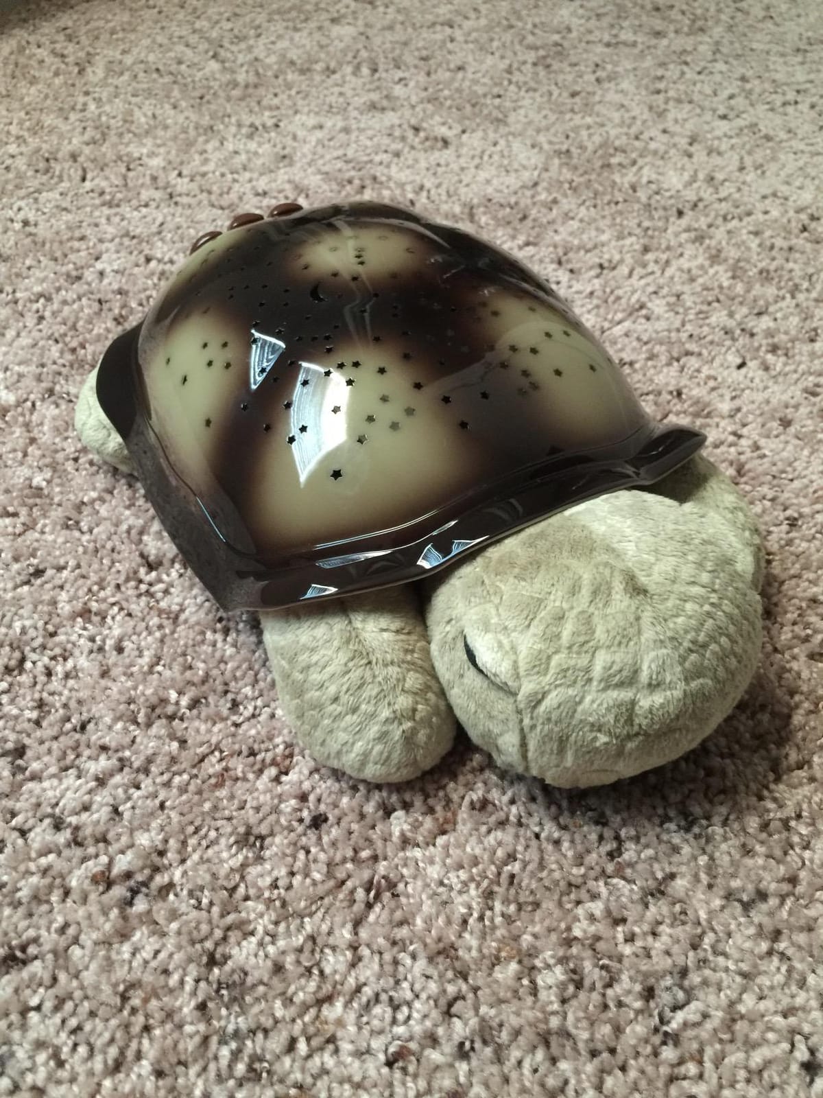 Cloud b Calming Nightlight Star Projector | Gentle Brightness | 3 Colors | 8 Constellations | Auto-Shutoff | Twilight Turtle Green customer photo 1