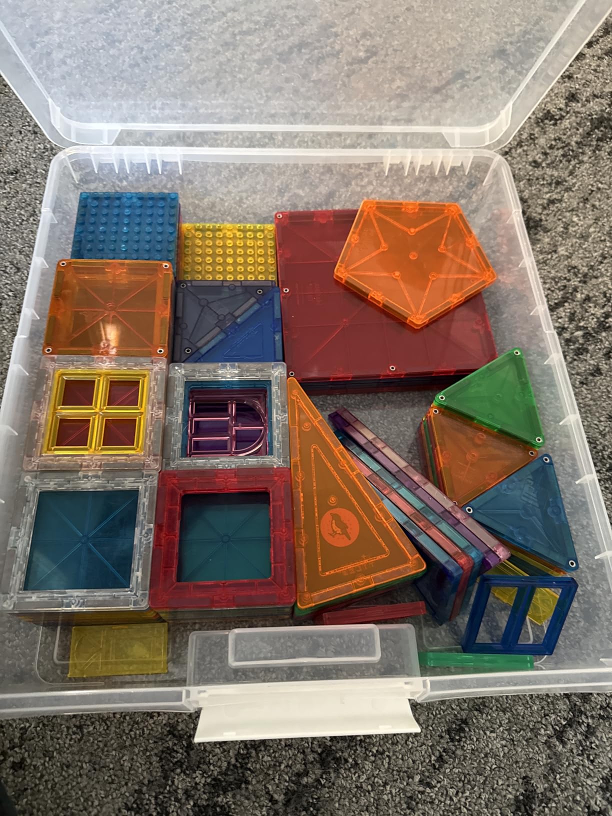 MAGNA-TILES Classic 32-Piece Magnetic Construction Set, The Original Magnetic Building Brand customer photo 2