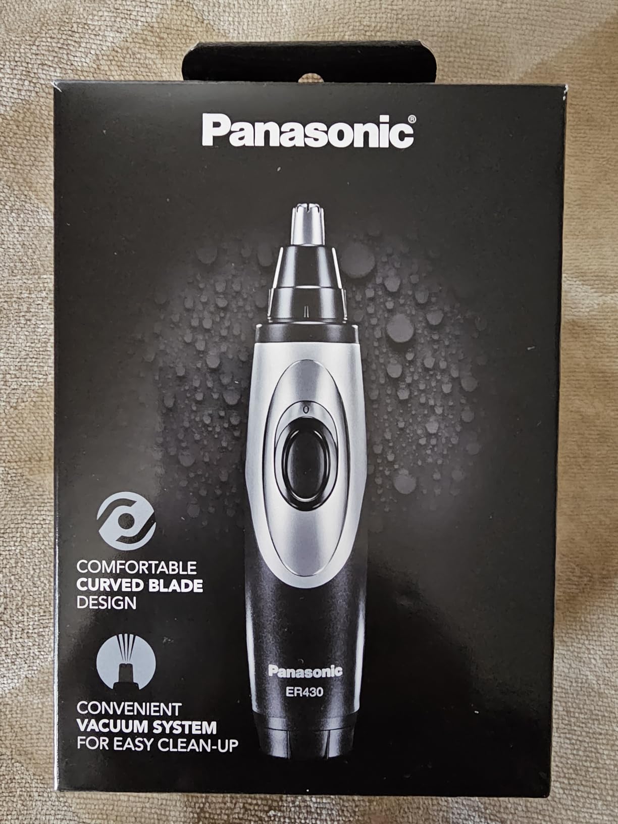 Panasonic ER430K Nose, Ear and Facial Hair Trimmer Wet/Dry with Vacuum Cleaning System customer photo 2