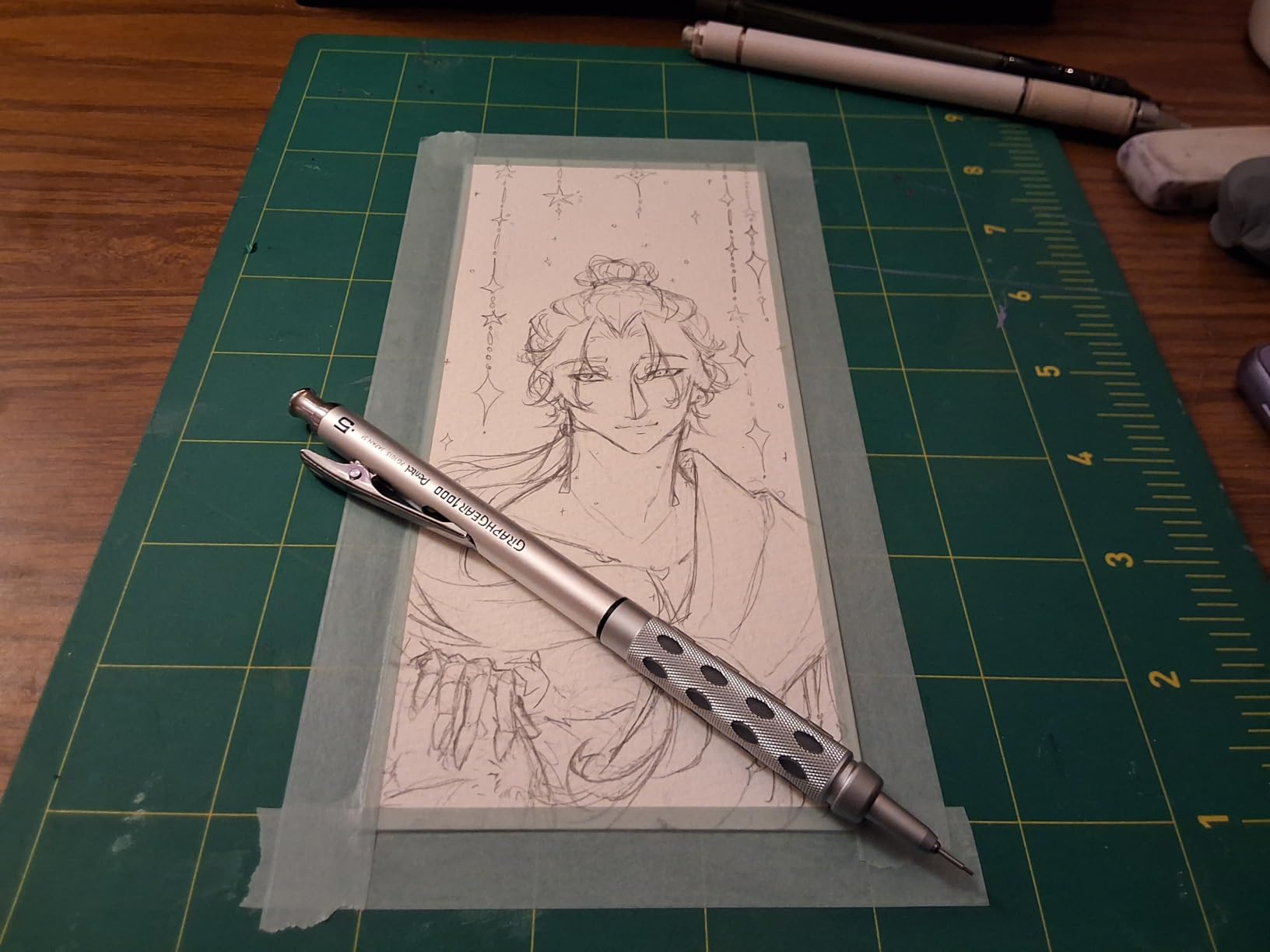 Pentel GraphGear 1000 Mechanical Pencil, (0.5mm) Point Size, Black Barrel, 1 Each (PG1015A) customer photo 2