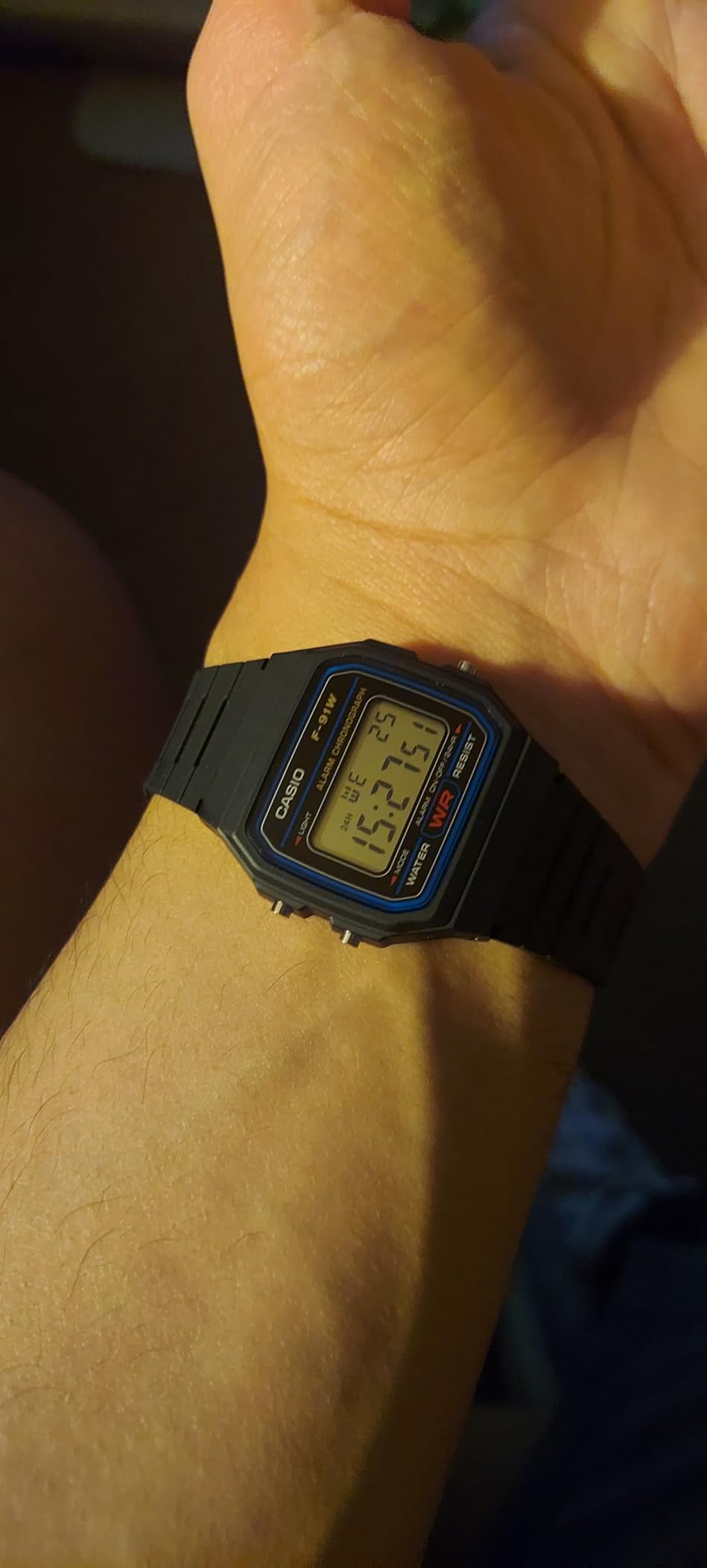 Casio F91W Series | Digital Watch | Water Resistant | LED Light | 1/100 SEC Stopwatch | Regular Time Keeping (HR, Min, SEC, PM, Date, Day) | Daily Alarm | Lightweight | 7 Year Battery customer photo 2