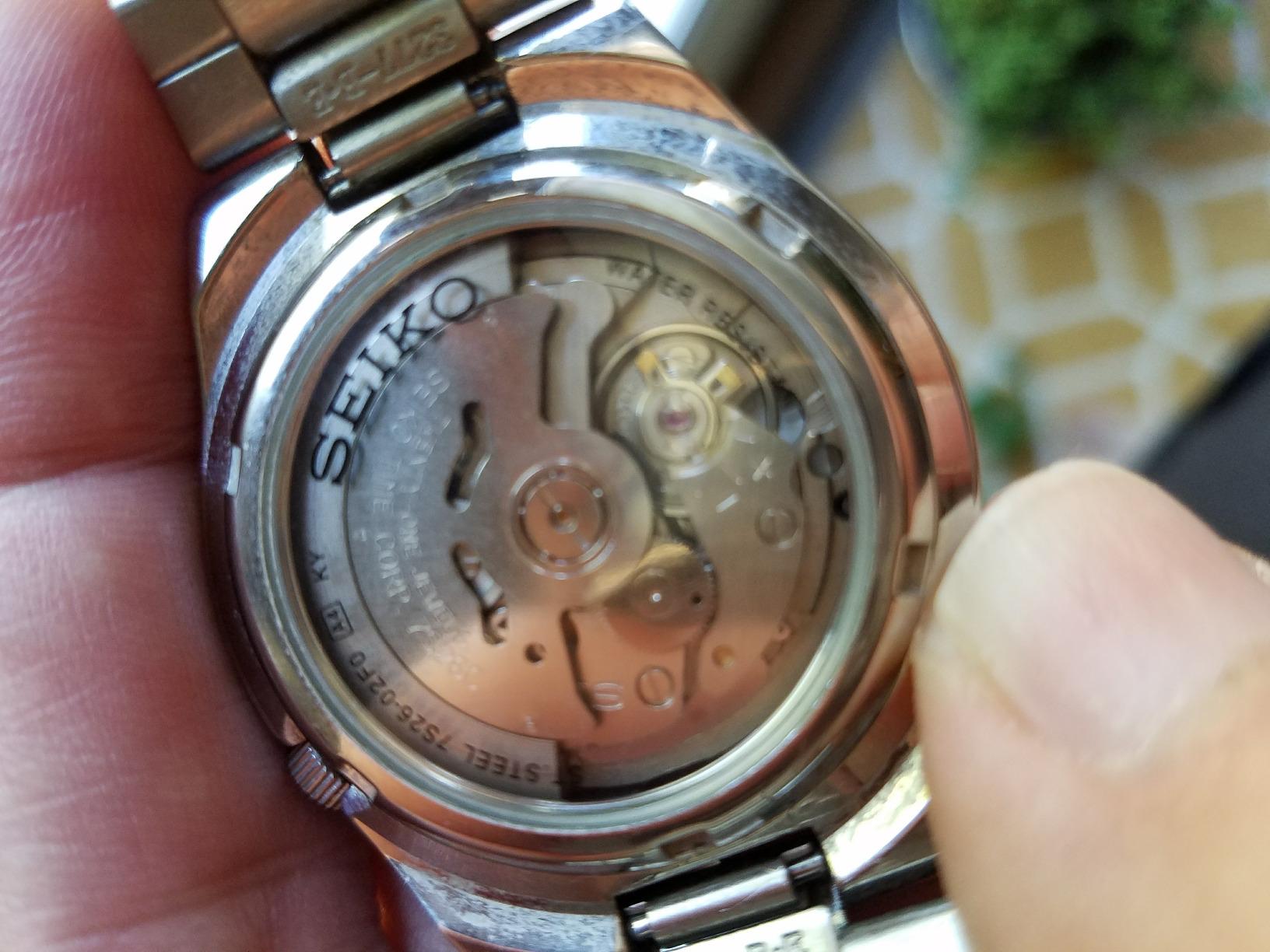 SEIKO Men's SNK615 Automatic Stainless Steel Watch customer photo 1