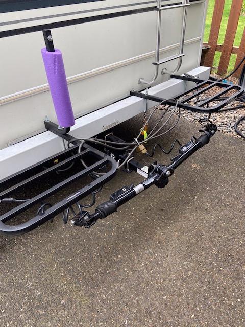 Swagman RV Approved 2 Bike RV Bumper Mount Rack – U-Bolt Mounted Carrier for Travel Trailers and RVs customer photo 2