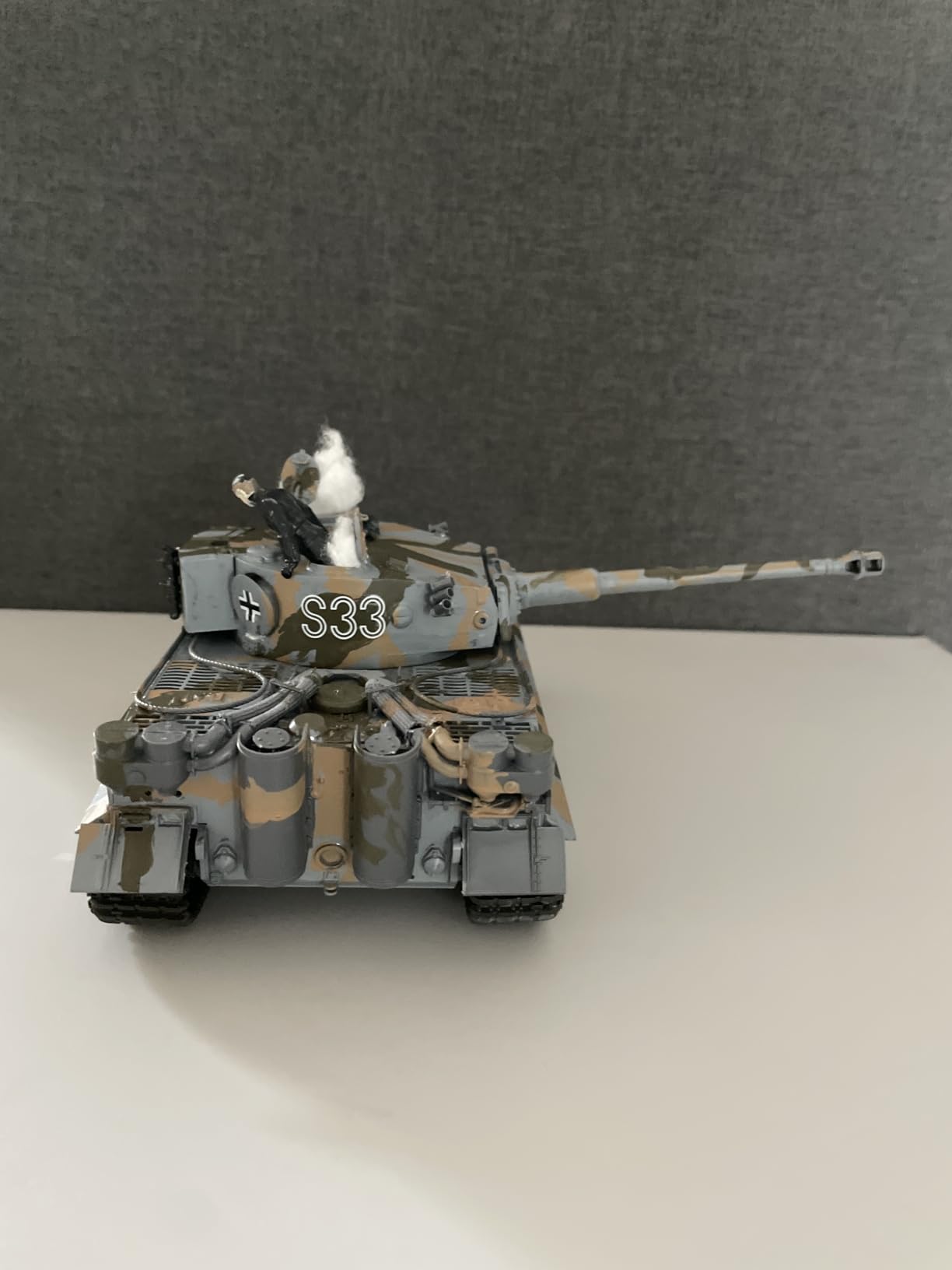 Tamiya 35216 1/35 Ger. Tiger I Early Production Tank Plastic Model Kit for Unisex Adult customer photo 1