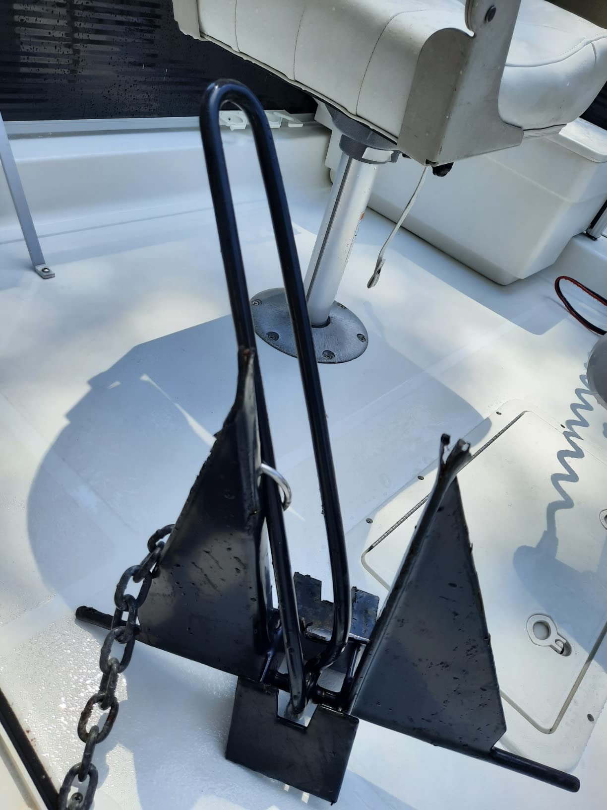Seachoice Utility Anchor with Slip Ring Shank – Hot-Dipped Galvanized Steel or PVC Coated – Multiple Sizes customer photo 1