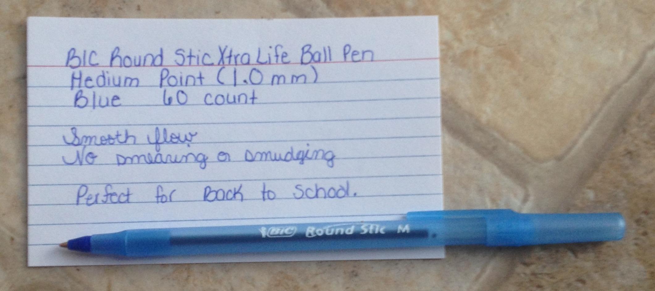 BIC Round Stic Xtra Life Ballpoint Pen, Ultra Long Lasting and Consistent Ink Flow, 60-Count in Black Ink customer photo 2