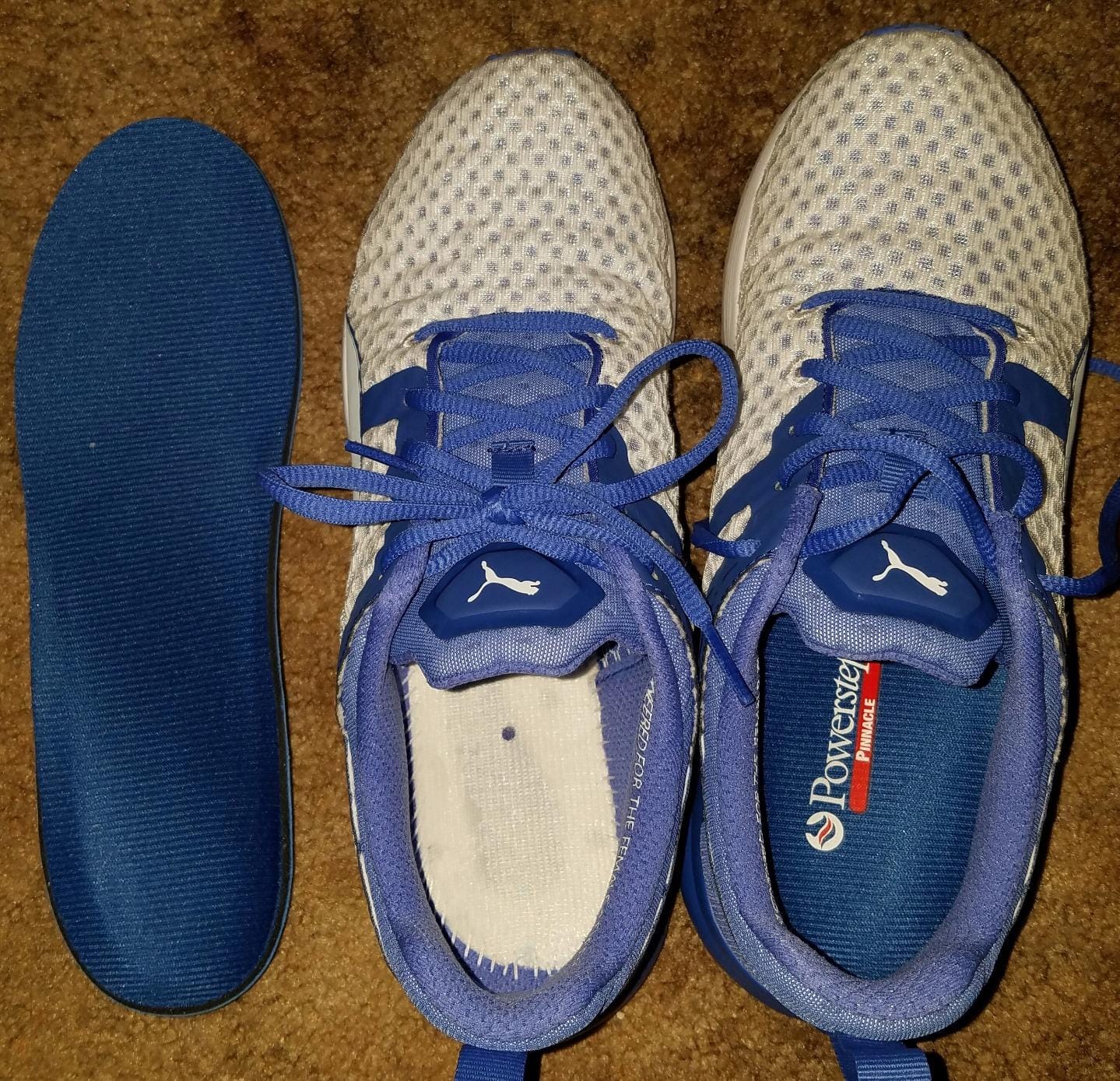 PowerStep Pinnacle Insoles, Orthotics for Plantar Fasciitis Relief, Made in USA Orthotic Insoles, Arch Support Inserts with Moderate Pronation, #1 Podiatrist Recommended (M 11-11.5, W 13-13.5) customer photo 2