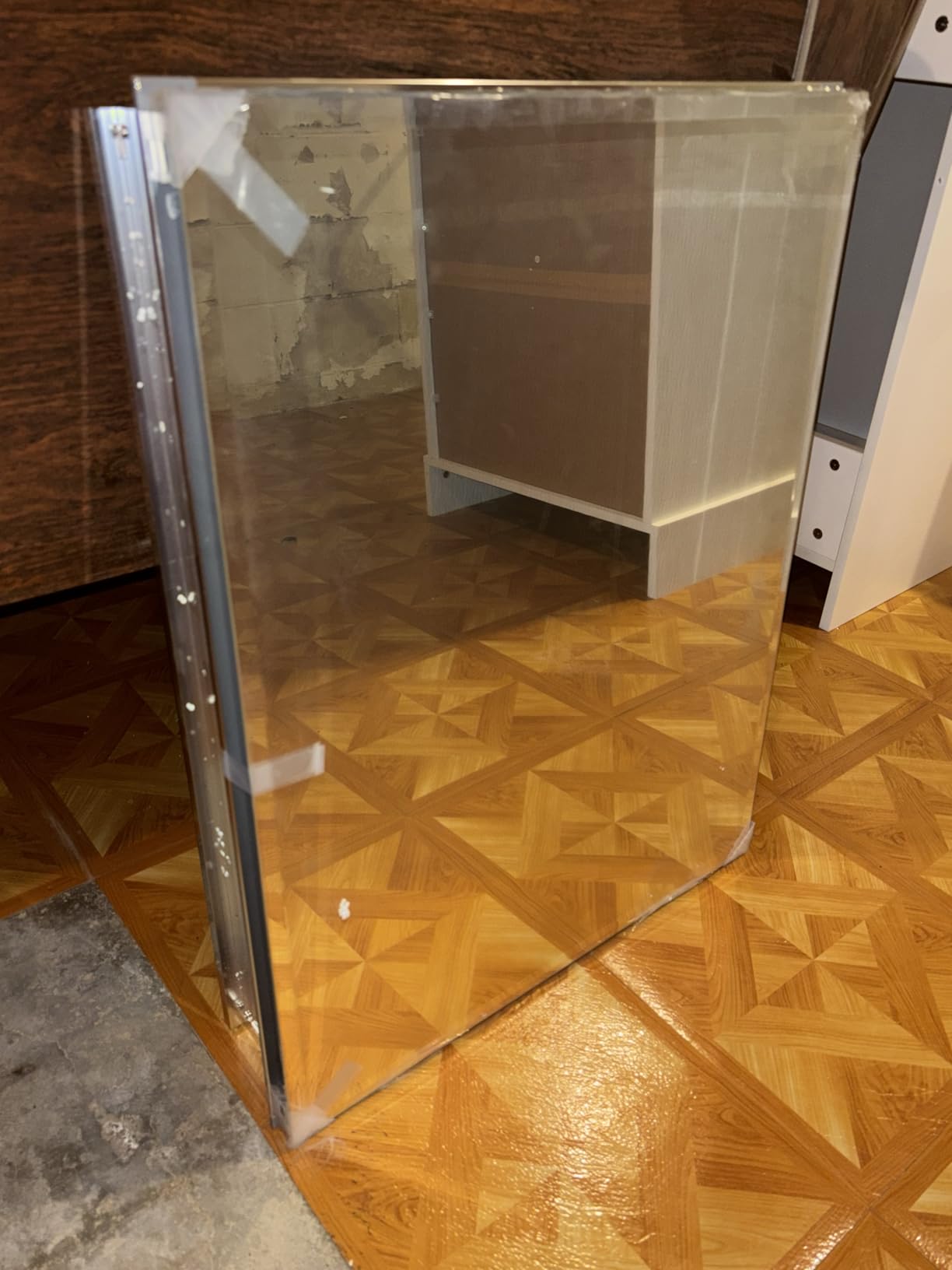 Kohler Frameless Bathroom Mirror Medicine Cabinet, 20 in x 26 in | CB-CLC2026FS, Single Door, Rectangular Beveled Edge Frame, Adjustable Shelves for Storage customer photo 1