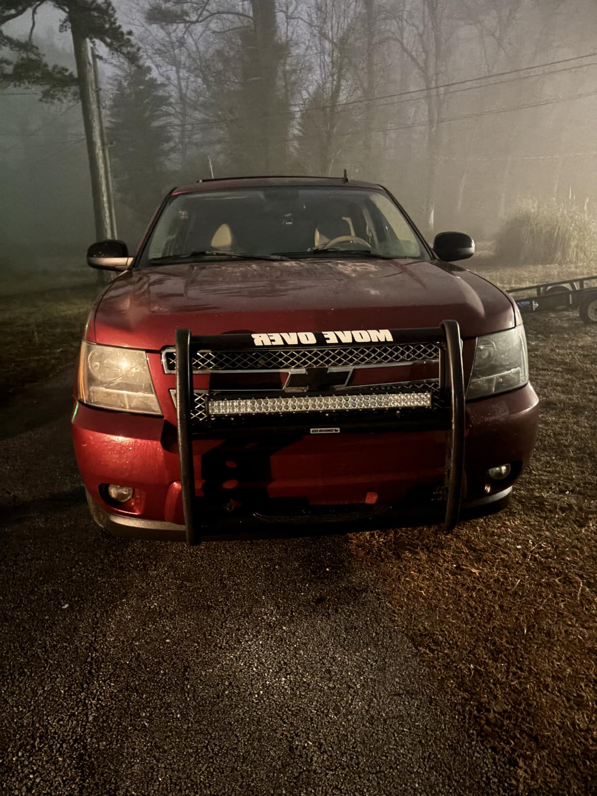 Go Rhino 3000 Series Center Grill Guard | Mild Steel, Black | 3160B | Fits 2007-2013 Chevrolet Avalanche; 2007-2014 Suburban 1500 & Tahoe customer photo 1