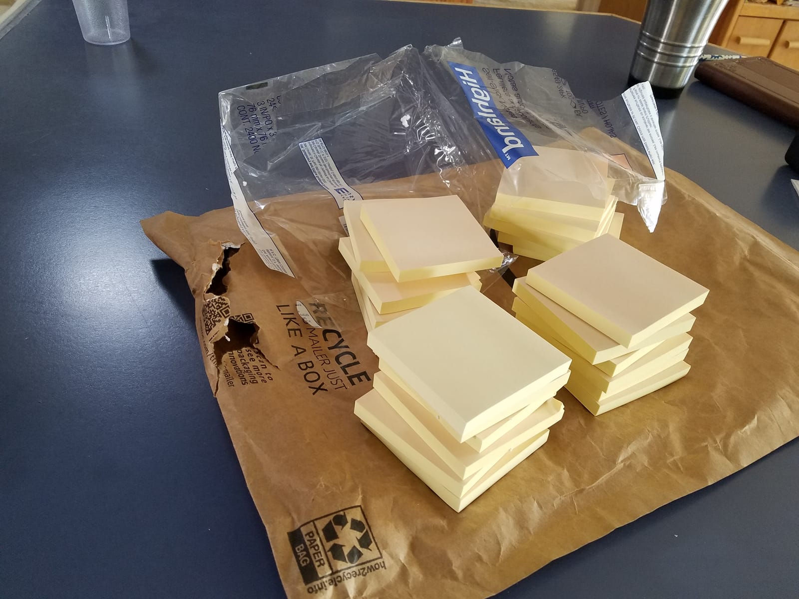 Highland Sticky Notes, 3 x 3 Inches, Yellow, 24 Pack (6549-24) customer photo 1