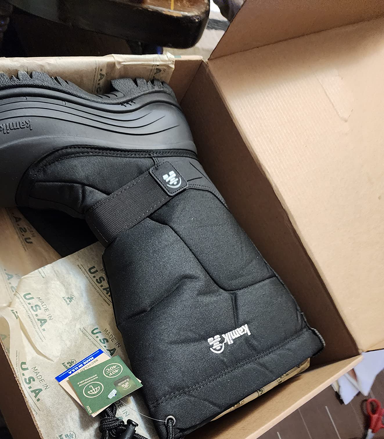 Kamik Greenbay 4 Men's Winter Boot - Waterproof Hiking Boots for Men - Insulated Snow Footwear - Traction Grip Winter Shoes - Thermal Guard Liner - -40°C Temperature Rating - Round Toe Style customer photo 1