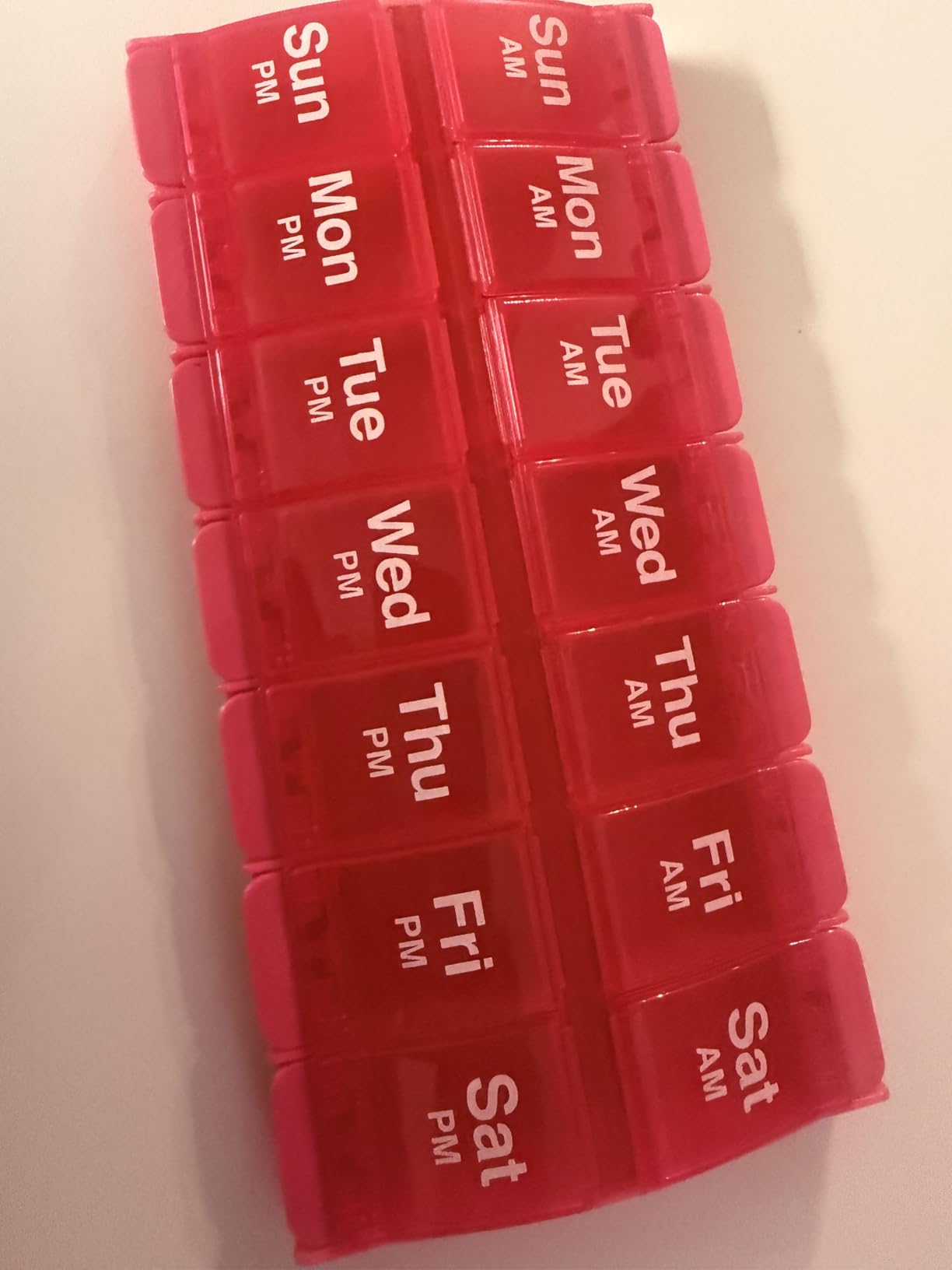 Ezy Dose Weekly (7-Day) AM/PM Pill Organizer, X-Large Case, Blue/Purple customer photo 2