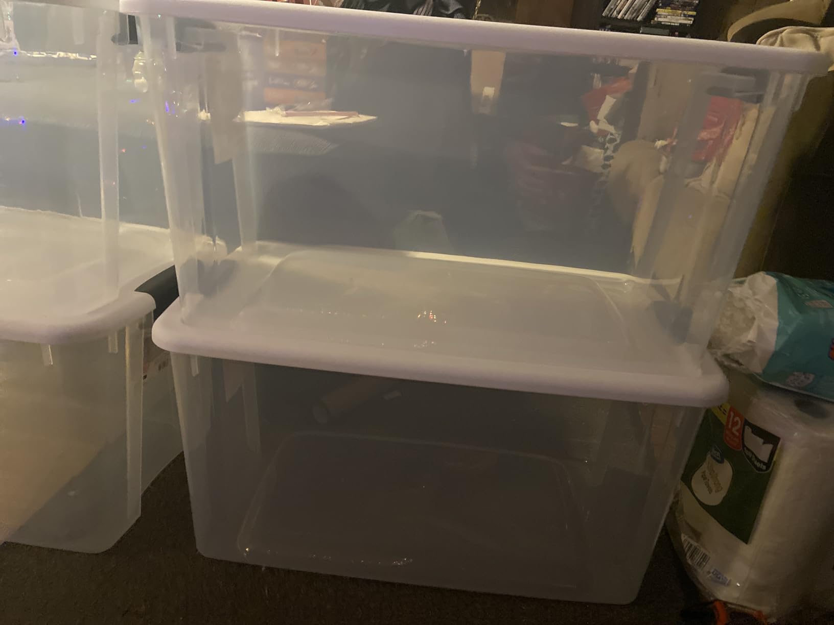 Sterilite 70 Qt Ultra™ Latch Box, Durable Clear Storage Bin w/ Lid, 6 Pack customer photo 1