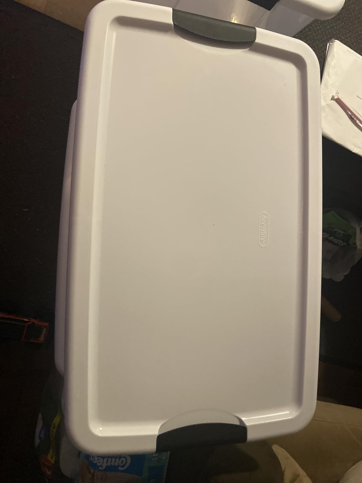 Sterilite 70 Qt Ultra™ Latch Box, Durable Clear Storage Bin w/ Lid, 6 Pack customer photo 2