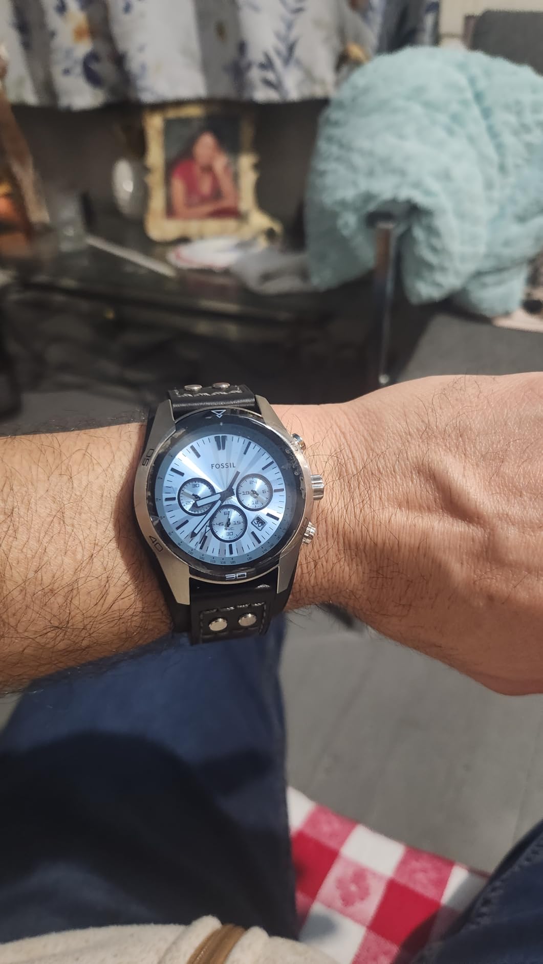 Fossil Coachman Quartz Chronograph Leather Watch for Men customer photo 1