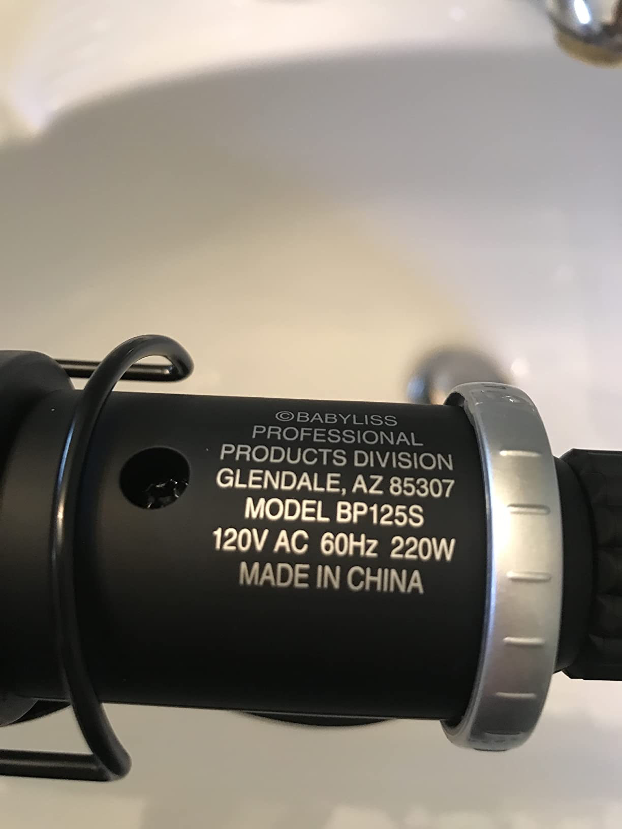 BaByliss Pro Spring Curling Iron, Porcelain Ceramic Professional customer photo 2
