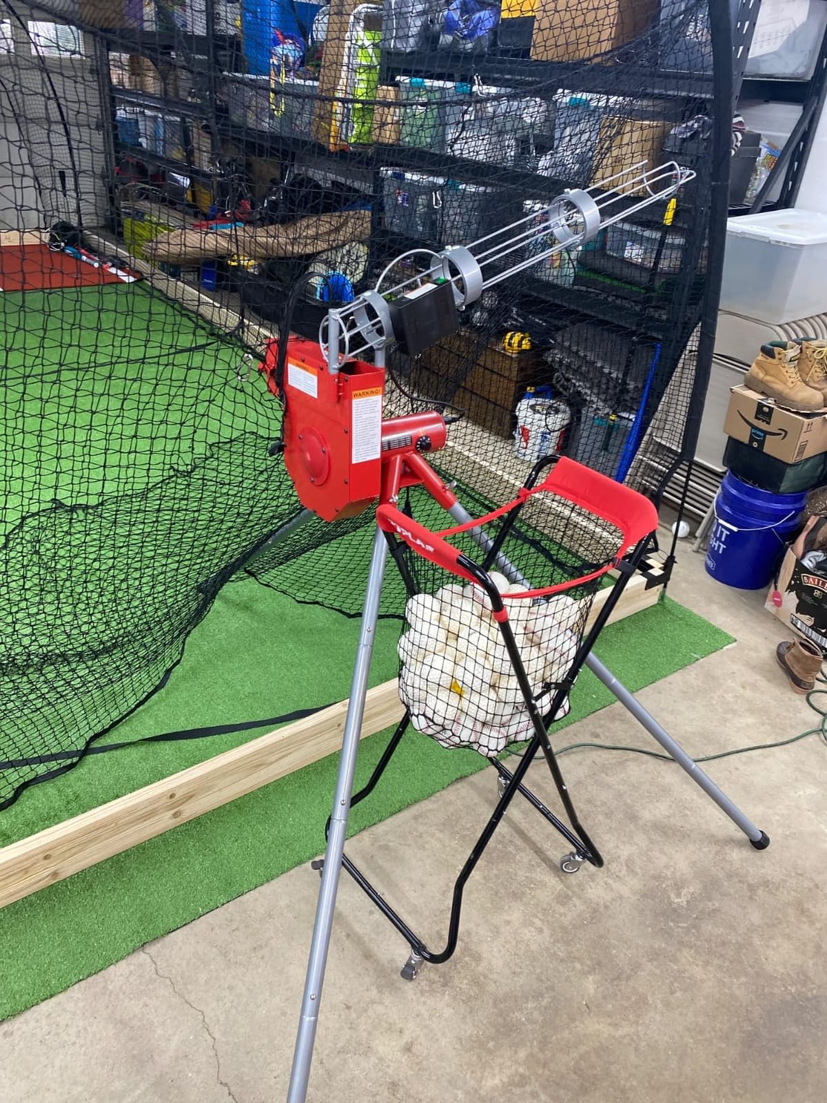 Heater Sports Heavy-Duty Baseball Pitching Machine with Bonus Ball Feeder customer photo 2