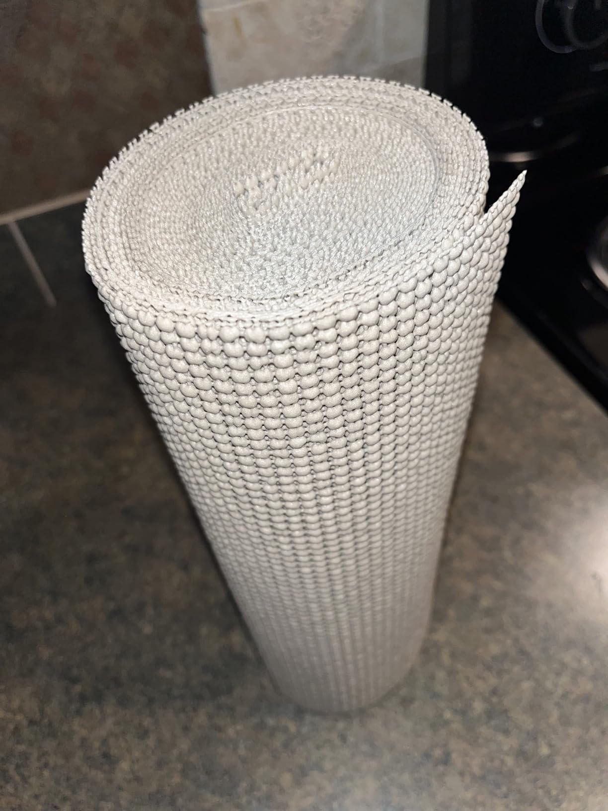 Duck Non-Adhesive Shelf Liner Select Grip EasyLiner, 12-inch x 20 Feet, Taupe customer photo 2